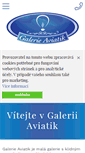 Mobile Screenshot of galerie-aviatik.cz